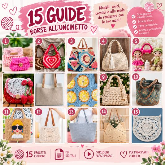 Guide PREMIUM per Borse all’Uncinetto