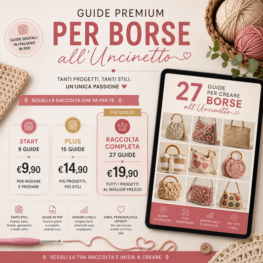 Guide PREMIUM per Borse all’Uncinetto