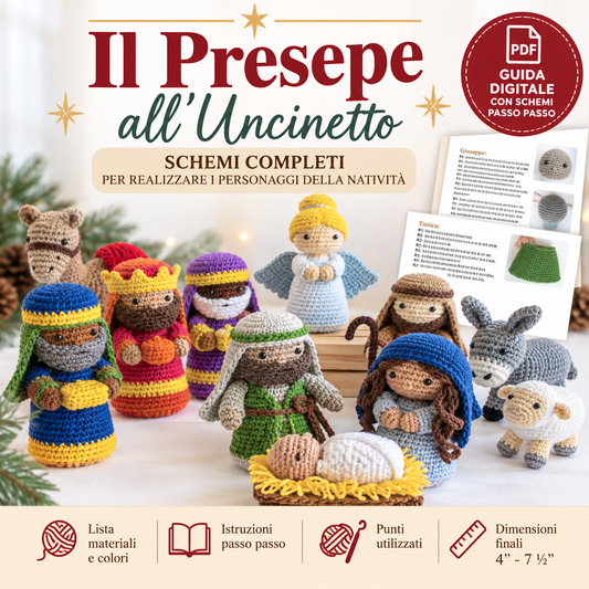 🎄 Il Presepe all’Uncinetto
