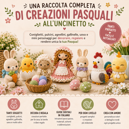 Pasqua Creativa all’Uncinetto + 3 Guide BONUS