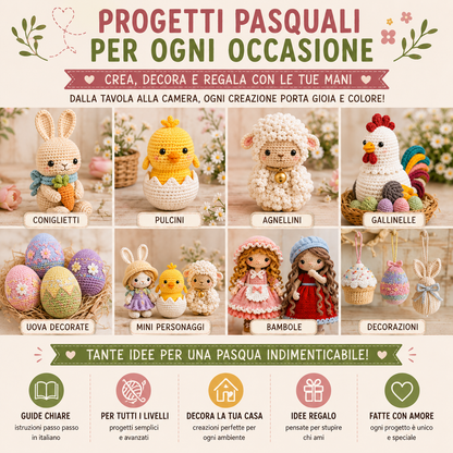 Pasqua Creativa all’Uncinetto + 3 Guide BONUS