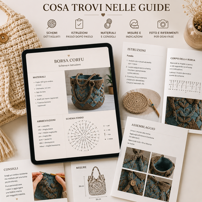27 Guide Borse all’Uncinetto PREMIUM